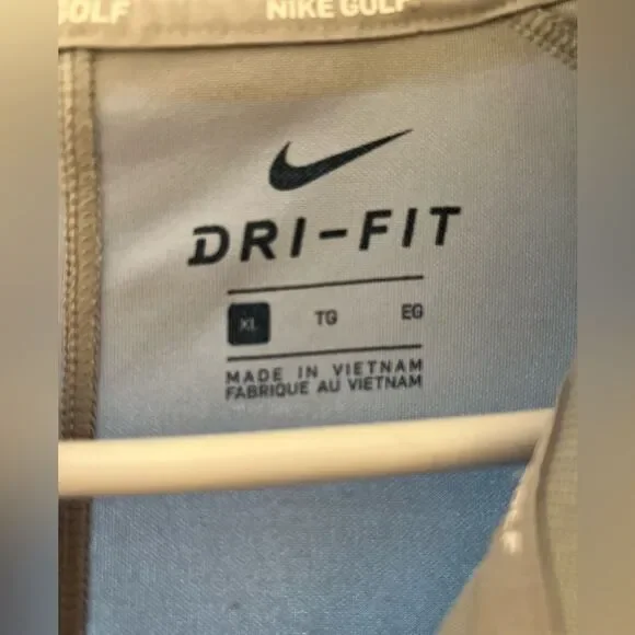 Men’s XL Georgia UGA Collegiate “G” Nike DryFit Golf Polo in Gray - Picture 2 of 7